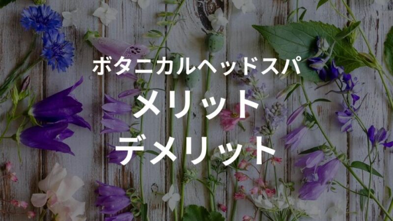 ボタニカルヘッドスパとは？【髪質改善効果が期待できます！やり方を解説】