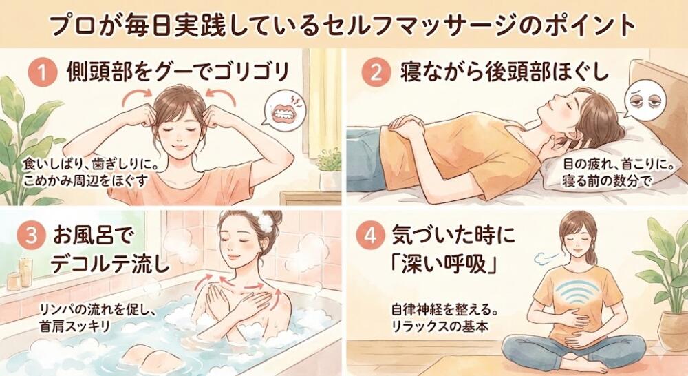 プロが教えるセルフケアのやり方