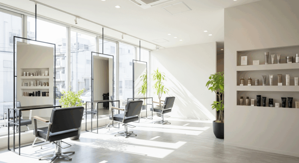 美容室の店内イメージ