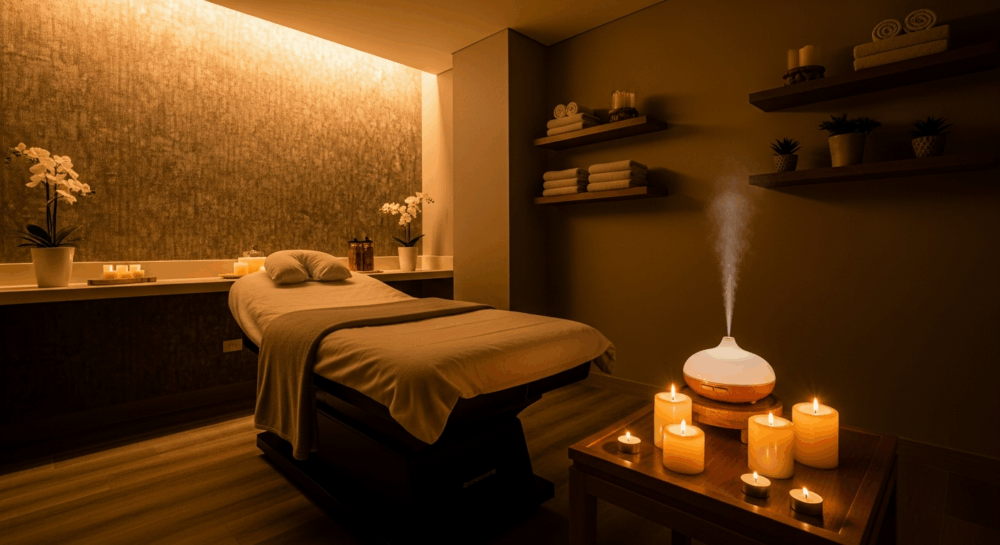 ヘッドスパ専門店の個室イメージ