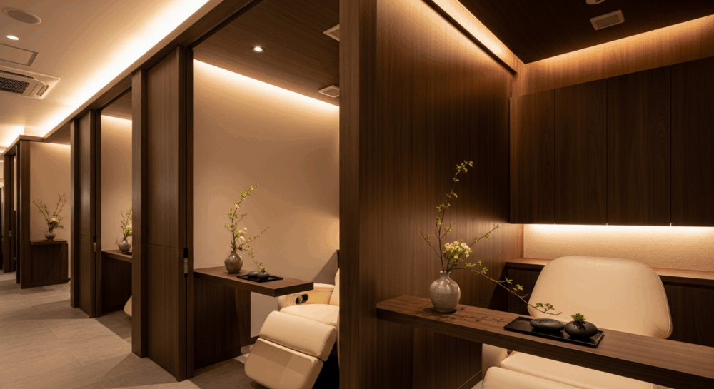 名古屋のヘッドスパサロン 完全個室の内装