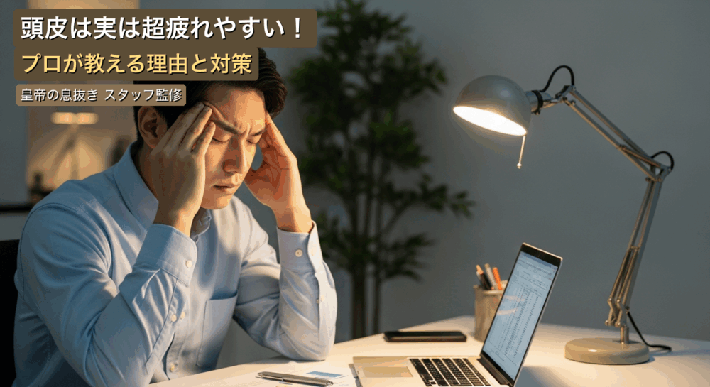 頭皮は実は超疲れやすい プロが教える理由と対策