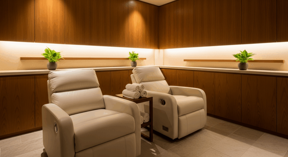 Couples head spa room in Tokyo